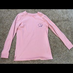 Light pink long sleeve Ivory Ella shirt